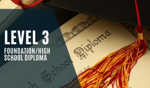 Level 3 – Foundation/ High School Diploma